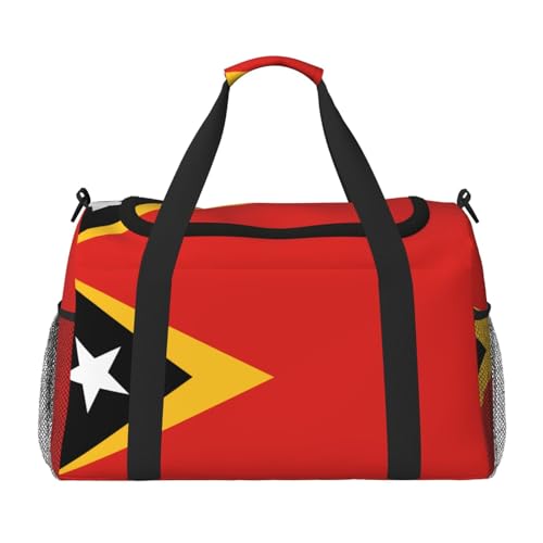 Große Handreisetasche mit Demokratischen Republik Timor-Leste Druck, wasserdichte Tragetasche für Damen, Seesack, Sport, Fitnessstudio für Herren Große Handreisetasche mit Demokratischen Republik Timor-Leste Druck, wasserdichte Tragetasche für Damen, Seesack, Sport, Fitnessstudio für Herren von LiuMng