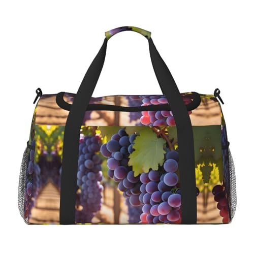 Große Handreisetasche mit Desert Grapes Print, wasserdichte Tragetasche für Damen, Seesack, Sport, Fitnessstudio für Herren Große Handreisetasche mit Desert Grapes Print, wasserdichte Tragetasche für Damen, Seesack, Sport, Fitnessstudio für Herren von LiuMng