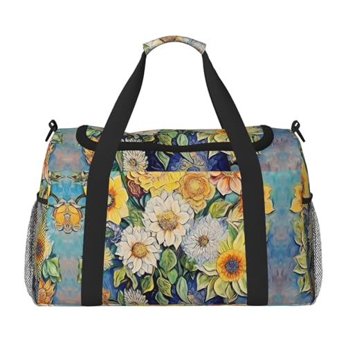 Große Handreisetasche mit Öldruck auf Leinwand, wasserdichte Tragetasche für Damen, Seesack, Sport, Fitnessstudio für Herren Große Handreisetasche mit Öldruck auf Leinwand, wasserdichte Tragetasche für Damen, Seesack, Sport, Fitnessstudio für Herren von LiuMng