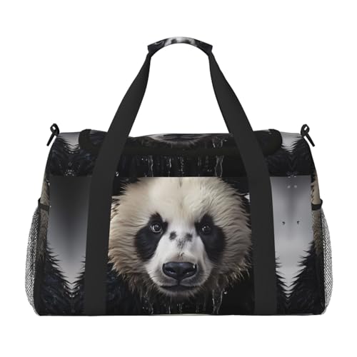 Große Handreisetasche mit Panda-Motiv im Wasser, wasserdichte Tragetasche für Damen, Seesack, Sport, Fitnessstudio für Herren Große Handreisetasche mit Panda-Motiv im Wasser, wasserdichte Tragetasche für Damen, Seesack, Sport, Fitnessstudio für Herren von LiuMng