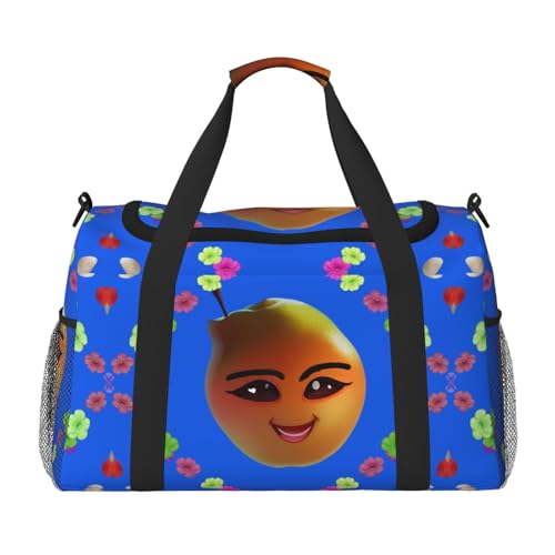 Große Handreisetasche mit Smiley-Motiv, wasserdicht, für Damen, Seesack, Sport, Fitnessstudio, für Herren Große Handreisetasche mit Smiley-Motiv, wasserdicht, für Damen, Seesack, Sport, Fitnessstudio, für Herren von LiuMng