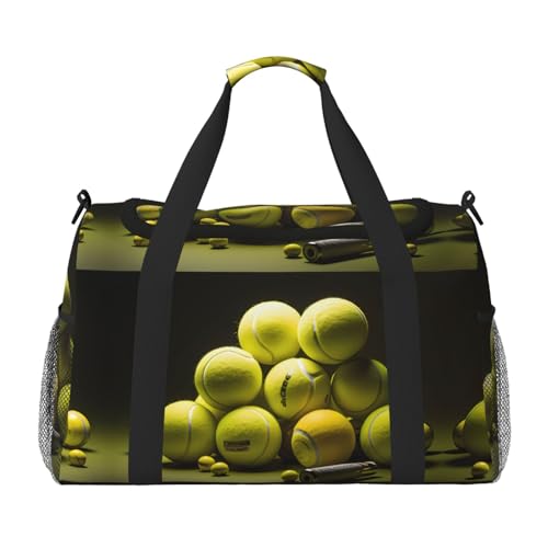 Große Handreisetasche mit Tennisdiagramm-Druck, wasserdichte Tragetasche für Damen, Seesack, Sport, Fitnessstudio für Herren Große Handreisetasche mit Tennisdiagramm-Druck, wasserdichte Tragetasche für Damen, Seesack, Sport, Fitnessstudio für Herren von LiuMng