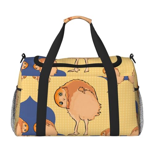 Große Handreisetasche mit krummen Eulen-Aufdruck, wasserdichte Tragetasche für Damen, Seesack, Sport, Fitnessstudio für Herren Große Handreisetasche mit krummen Eulen-Aufdruck, wasserdichte Tragetasche für Damen, Seesack, Sport, Fitnessstudio für Herren von LiuMng