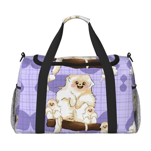 Große Handreisetasche mit niedlichem goldenem Affen-Druck, wasserdichte Tragetasche für Damen, Seesack, Sport, Fitnessstudio für Herren Große Handreisetasche mit niedlichem goldenem Affen-Druck, wasserdichte Tragetasche für Damen, Seesack, Sport, Fitnessstudio für Herren von LiuMng