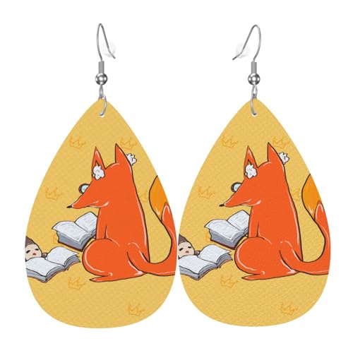 Leder-Ohrringe in Tropfenform für Damen, Sonnenblumenkerne und Füchse, leicht, Modeschmuck, Geschenk Leder-Ohrringe in Tropfenform für Damen, Sonnenblumenkerne und Füchse, leicht, Modeschmuck, Geschenk von LiuMng