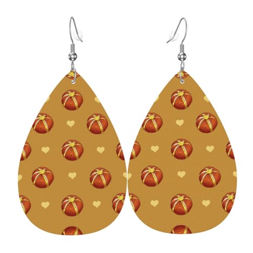 Leder-Tropfen-Ohrringe für Damen, Butterbrot-Druck, leichte Hängeohrringe, Modeschmuck, Geschenk Leder-Tropfen-Ohrringe für Damen, Butterbrot-Druck, leichte Hängeohrringe, Modeschmuck, Geschenk von LiuMng
