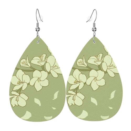 Leder-Tropfen-Ohrringe für Damen, Cartoon-Begonien-Druck, leicht, baumelnd, Modeschmuck, Geschenk Leder-Tropfen-Ohrringe für Damen, Cartoon-Begonien-Druck, leicht, baumelnd, Modeschmuck, Geschenk von LiuMng