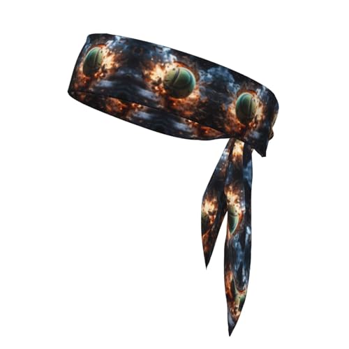 Lightning Fever Tennis Stilvolle und bequeme Sport-Kopfbandanas – Unisex-Trainings-Haarband für sportliche Aktivitäten Lightning Fever Tennis Stilvolle und bequeme Sport-Kopfbandanas – Unisex-Trainings-Haarband für sportliche Aktivitäten von LiuMng