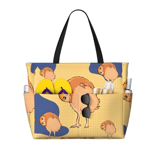 LiuMng Strandtasche mit großem Fassungsvermögen, bedruckt, wasserdicht, Reisetasche, schiefe Eule, mehrere Taschen, Tragetasche für Urlaub, Fitnessstudio, Damen LiuMng Strandtasche mit großem Fassungsvermögen, bedruckt, wasserdicht, Reisetasche, schiefe Eule, mehrere Taschen, Tragetasche für Urlaub, Fitnessstudio, Damen von LiuMng