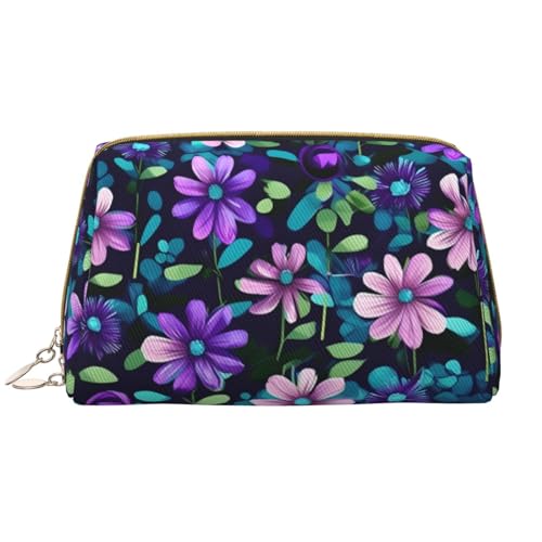 Make-up-Tasche für Damen, große Kapazität, Reise-Kosmetiktasche, PU-Leder, Reißverschluss, tragbar, weit offen, weiß, Einheitsgröße Make-up-Tasche für Damen, große Kapazität, Reise-Kosmetiktasche, PU-Leder, Reißverschluss, tragbar, weit offen, weiß, Einheitsgröße von LiuMng