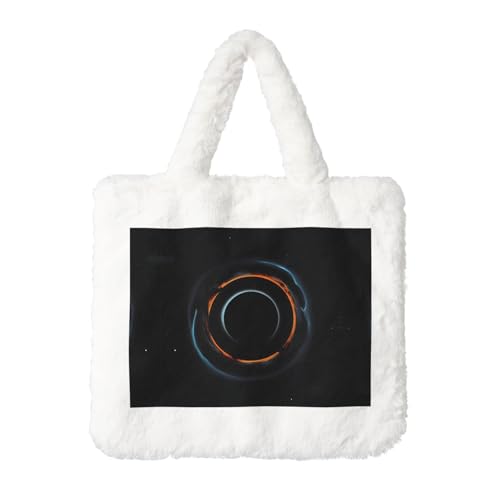 Mysterious Cosmic Black Holes Plush Handtasche Damen Flauschige Umhängetasche Herbst Winter Tote Crossbody Bag Münztasche Geldbörse Mysterious Cosmic Black Holes Plush Handtasche Damen Flauschige Umhängetasche Herbst Winter Tote Crossbody Bag Münztasche Geldbörse von LiuMng