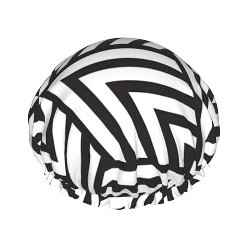 Printidea Doppelschichtige, wasserdichte Duschhaube, elastisch, wiederverwendbar, Haarschutz, Hut für Damen und Herren Printidea Doppelschichtige, wasserdichte Duschhaube, elastisch, wiederverwendbar, Haarschutz, Hut für Damen und Herren von LiuMng