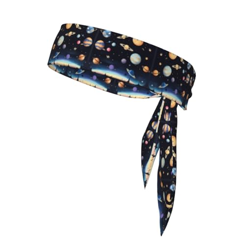 Saturn Jupiter Earth Stylische und bequeme Sport-Bandanas mit Kopfband, Unisex, Workout-Haarband für sportliche Aktivitäten Saturn Jupiter Earth Stylische und bequeme Sport-Bandanas mit Kopfband, Unisex, Workout-Haarband für sportliche Aktivitäten von LiuMng