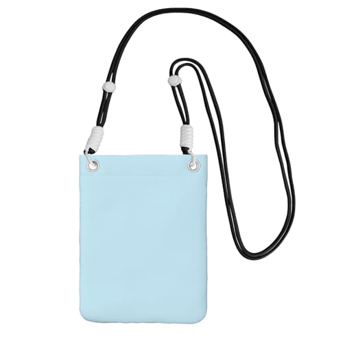 Schwarze einfarbige kleine Umhängetasche mit frischem Druck, kleine Umhängetasche, niedlich, tragen Sie eine Handytasche, diagonal, zum Einkaufen, Spazierengehen, Schwarz, Einheitsgröße von LiuMng