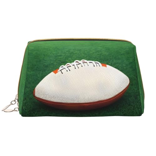 Weiße Make-up-Tasche für Damen, große Kapazität, Reise-Kosmetiktasche, PU-Leder, Reißverschluss, tragbar, weit offen, weiß, Einheitsgröße von LiuMng