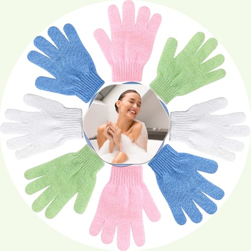 Duschhandschuhe, Peeling, doppelseitig, tiefenreinigend, Körperpeeling, für Damen und Herren, Duschhandschuhe, Badeschwamm, Peeling-Handschuh für Dusche, Spa, Massage, Entfernen abgestorbener Duschhandschuhe, Peeling, doppelseitig, tiefenreinigend, Körperpeeling, für Damen und Herren, Duschhandschuhe, Badeschwamm, Peeling-Handschuh für Dusche, Spa, Massage, Entfernen abgestorbener von Liufuan