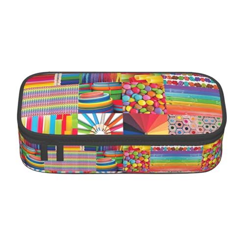 Liulannq Bunte Collage großes Fach für Schreibwaren und Stifte von Liulannq