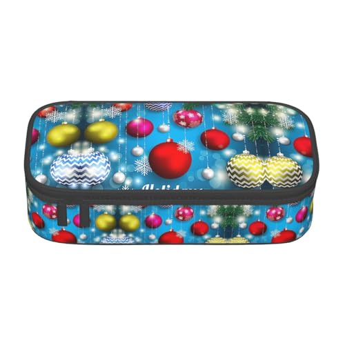 Liulannq Bunte Weihnachtsbälle mit großem Fassungsvermögen, Schreibwaren-Stift von Liulannq