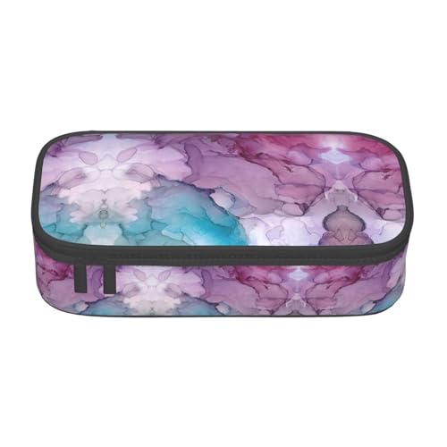 Liulannq Federmäppchen mit großem Fassungsvermögen, abstraktes Marmor, für Schreibwaren von Liulannq