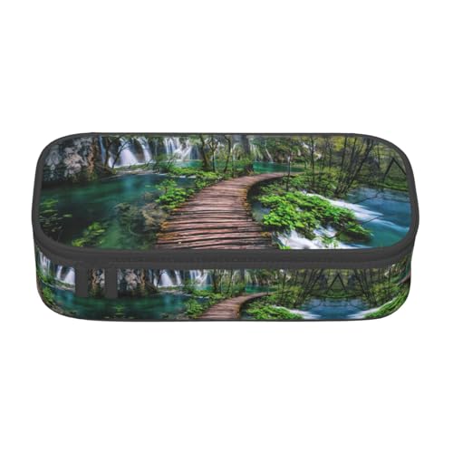 Liulannq Holzbrücke großes Fach für Schreibwaren und Stifte von Liulannq