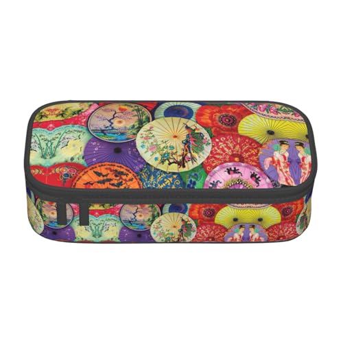 Liulannq Ölpapier-Schirme mit großem Fassungsvermögen, Schreibwaren, Stifteetui von Liulannq