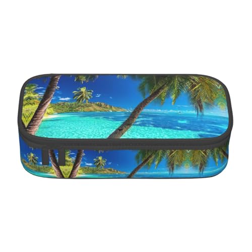 Liulannq Ocean Tropical Island Federmäppchen mit großem Fassungsvermögen von Liulannq
