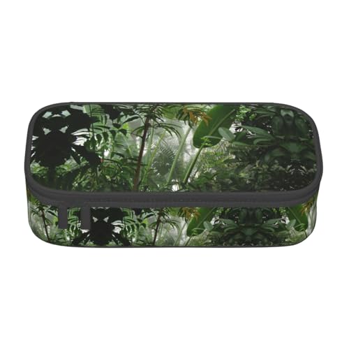 Liulannq Stiftetasche mit großem Fach in tropischem Regenwald von Liulannq