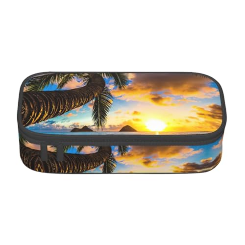 Liulannq Tropical Beach Federmäppchen mit großem Fassungsvermögen von Liulannq