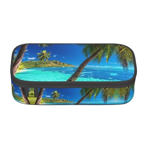 Liulannq Tropical Island Federmäppchen mit großem Fassungsvermögen von Liulannq