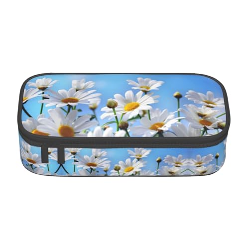 Liulannq Weiße Gänseblümchen-Schreibwaren-Stifte mit großem Fassungsvermögen von Liulannq