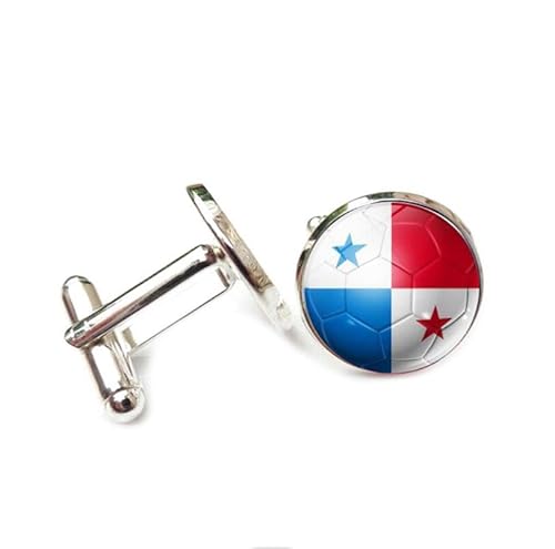 Cufflinks for Men, Business GiftPanama World Cup Flag Pattern Men's Cuff Links, Tuxedo Shirt Cufflink, Classic Groomsmen Cufflinks Wedding Cuff Links for Father Husband Boyfriend von Liumarvexia