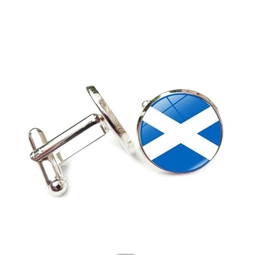 Cufflinks for Men, Business GiftScotland National Flag Pattern Men's Cuff Links, Tuxedo Shirt Cufflink, Classic Groomsmen Cufflinks Wedding Cuff Links for Father Husband Boyfriend von Liumarvexia