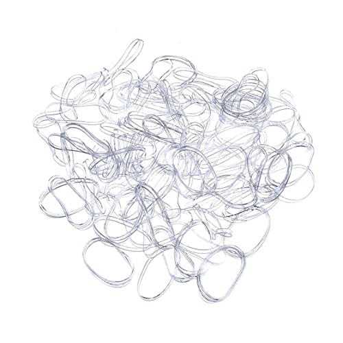 250 PCs klare Haare Elastik transparent klare Haarbänder Multifunktionale kleine Gummi -Krawatten für Mädchen von Liummrcy
