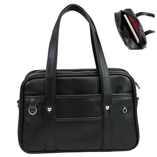 Liummrcy Japanische Umhängetasche 13x8.7 PU Leder Japanische Messenger -Tasche mit tragbaren Handtaschen für Männer und Frauen von Liummrcy