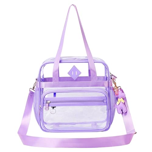 Liummrcy Klarer Stadionbeutel wasserdicht mit großer Kapazität klarer Einkaufstasche für Frauen, Sportspiele, Fitnessstudio 12.2x5, 9x12, 2 Zoll Liummrcy Klarer Stadionbeutel wasserdicht mit großer Kapazität klarer Einkaufstasche für Frauen, Sportspiele, Fitnessstudio 12.2x5, 9x12, 2 Zoll von Liummrcy