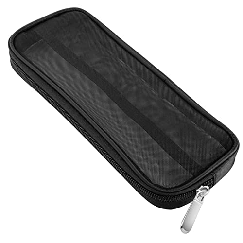 Make -up -Pinsel -Hülle Kosmetische Pinselspeicher -Tasche Kosmetischer Halter Mesh Organizer für Männer Frauen Beauty Tools Schwarz schwarz von Liummrcy