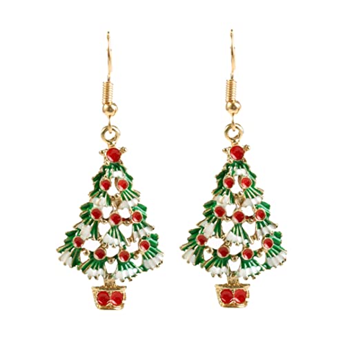 Weihnachtsschmuck, Weihnachten Dangle Ohrringe Set Weihnachten Tree Drop Ohrringe Thanksgiving Themen für Frauen Mädchen 1 Paar von Liummrcy