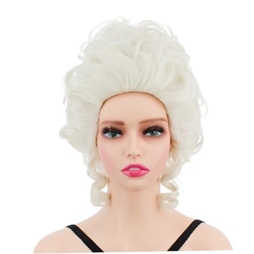 Weiße Antoinette Perücke Kostüme Kostüme Outfits Accessoire für erwachsene Frauen von Liummrcy