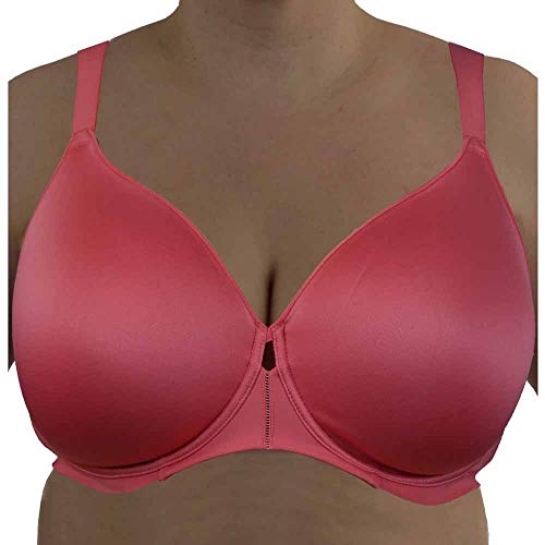 Liv Lingerie Bügel-BH für Damen, leicht gepolstert, glättend, hohe Unterstützung, große Körbchen, Korallenrot, 85G von Liv Lingerie