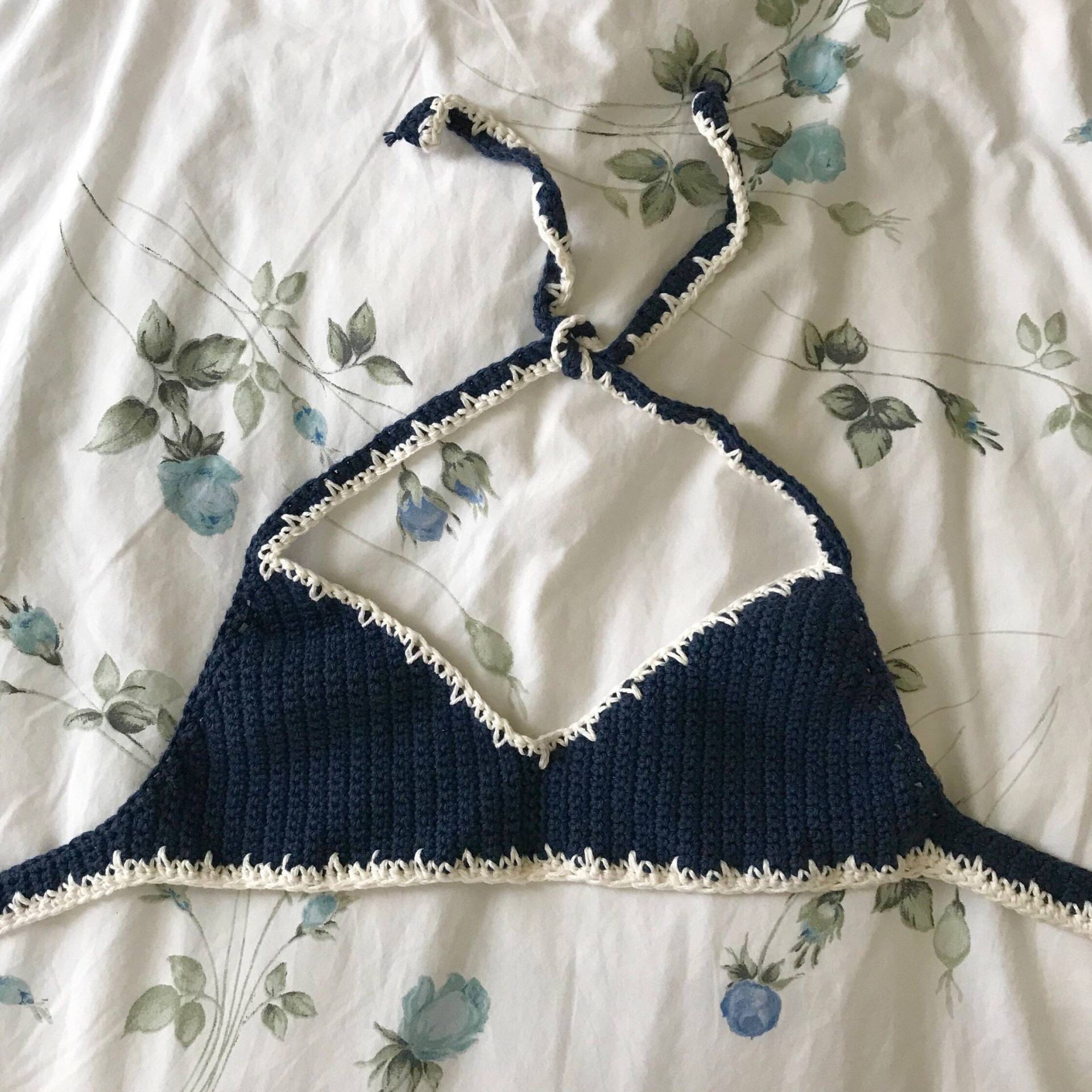 Eiszapfen Bralette von LivCrochets