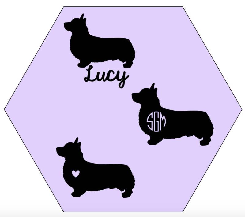Corgis Aufkleber | Auto-Aufkleber Computer-Aufkleber von LivInTheMomentCo