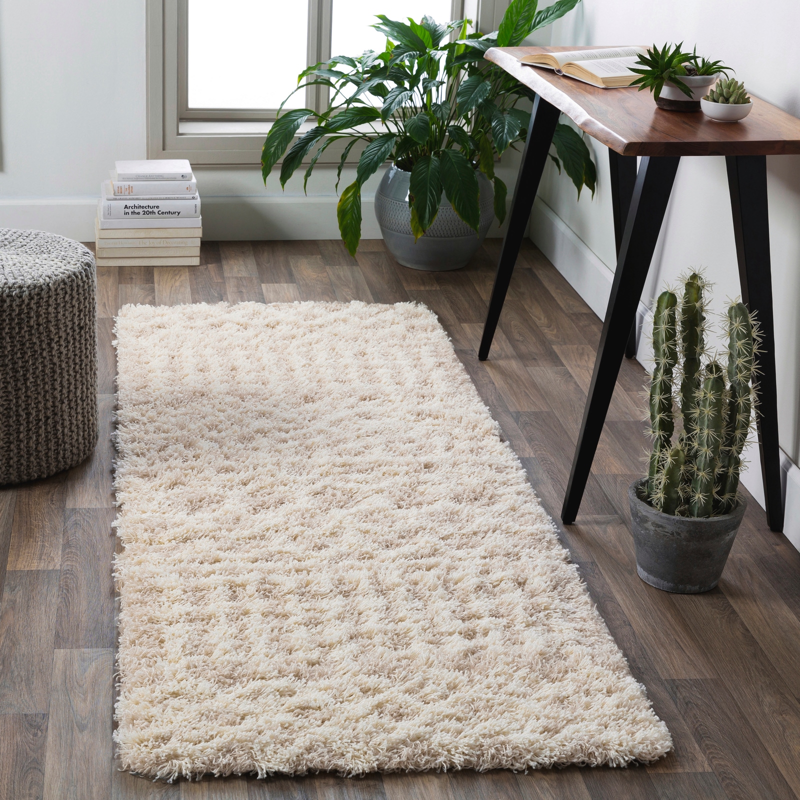 Livabliss Hochflor-Teppich "DUBAI" rechteckig 52 mm Höhe Shaggy Hochflorteppich, Flauschiger, Boho Wohnzimmerteppich/Läufer von Livabliss