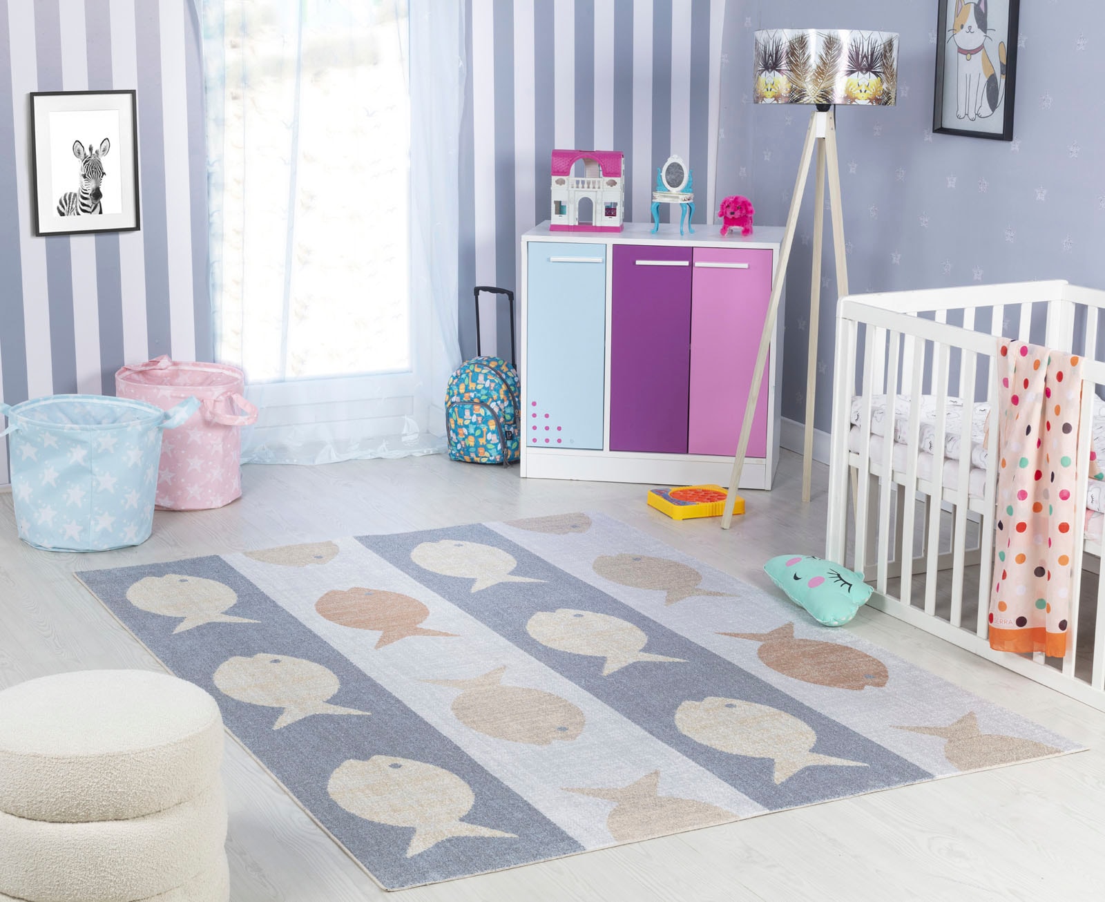 Livabliss Kinderteppich "PEKIN" rechteckig 6 mm Höhe Kids von Livabliss