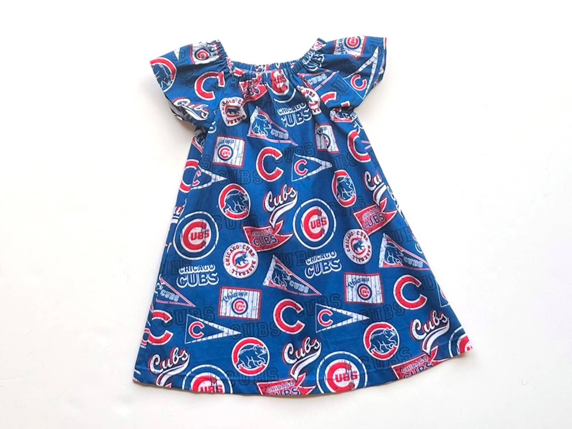 Mädchen Mlb Chicago Cubs Kleid, Major League Baseball, Baseball Kleinkinder Sommerkleid, Cubies, Kleinkind Kleid Mädchen Mlb Chicago Cubs Kleid, Major League Baseball, Baseball Kleinkinder Sommerkleid, Cubies, Kleinkind Kleid von Livanni