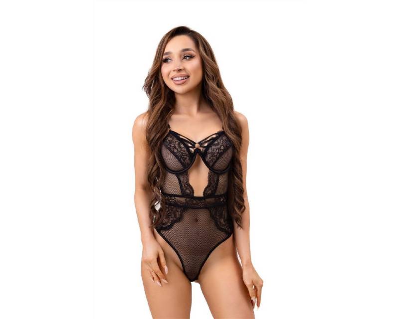 Livco Corsetti Fashion Body Body in schwarz durchsichtig mit Spitze von Livco Corsetti Fashion