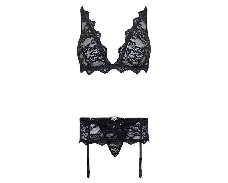 Livco Corsetti Fashion Set: Schalen-BH LC Belita 3pcs set black - (L/XL,S/M) von Livco Corsetti Fashion