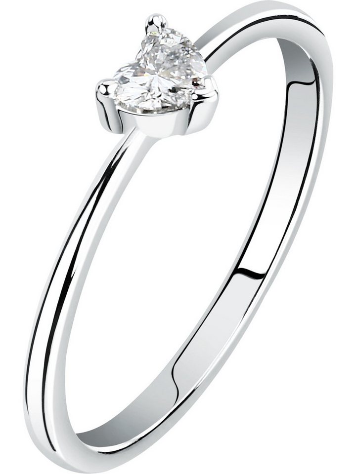 Live Diamond Diamantring Live Diamond Damen-Damenring 1 Diamant, Lab Grown von Live Diamond