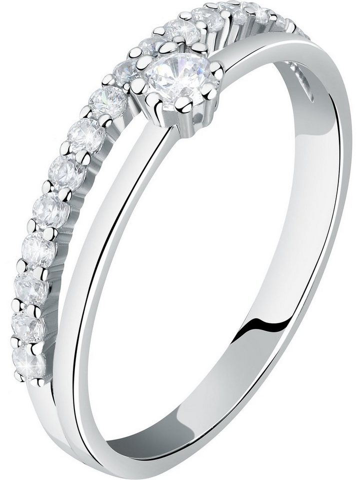 Live Diamond Diamantring Live Diamond Damen-Damenring Smaragd von Live Diamond