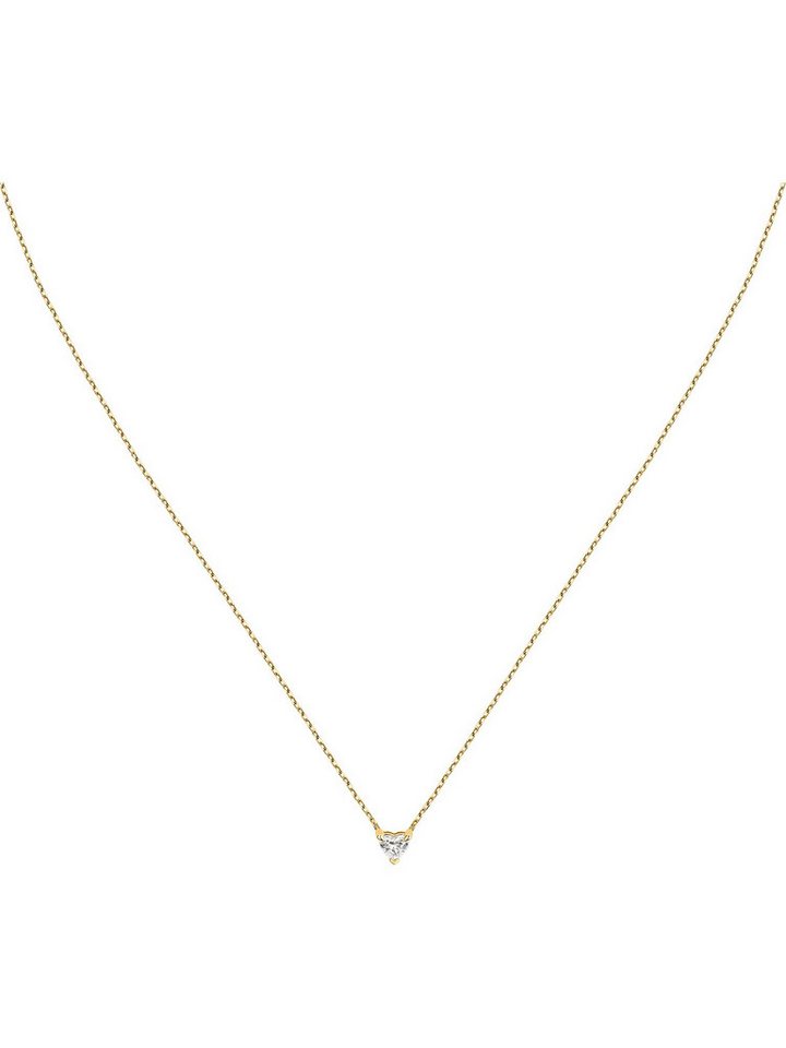 Live Diamond Goldkette Live Diamond Damen-Kette 1 Diamant, Lab Grown von Live Diamond