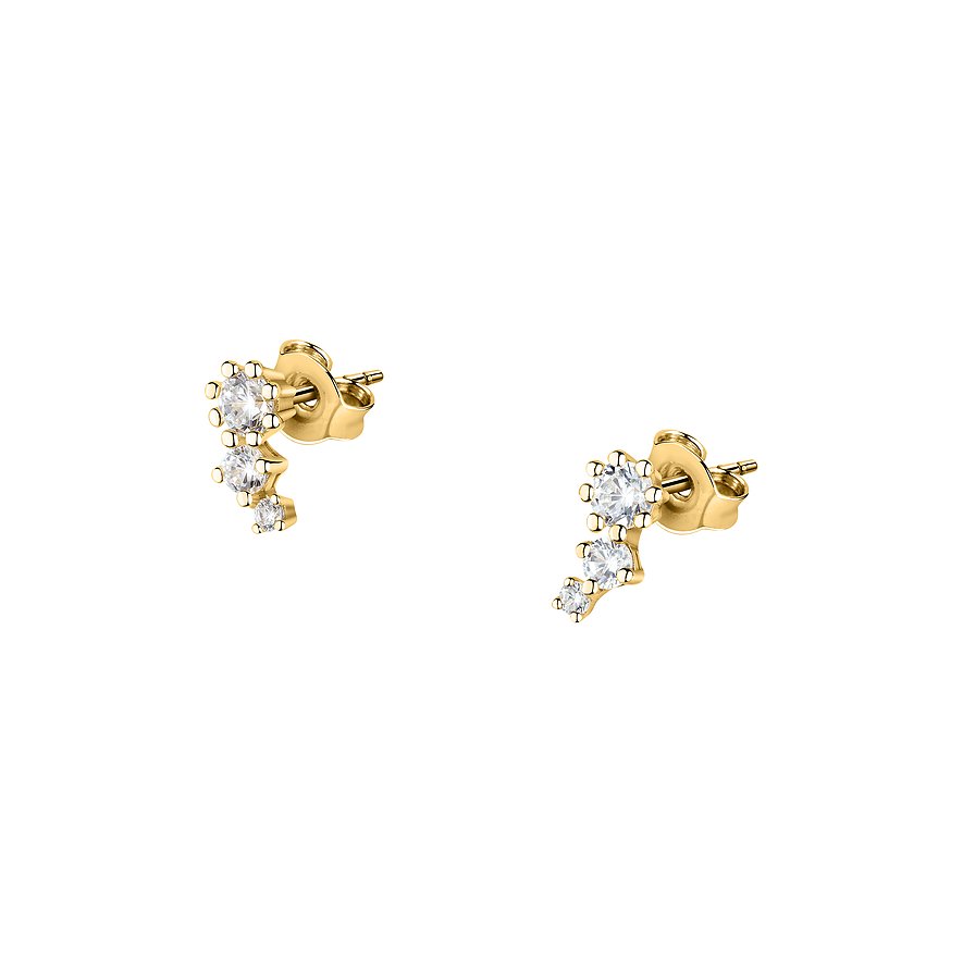 Live Diamond Ohrstecker LDY033123 375er Gelbgold, recycelt von Live Diamond